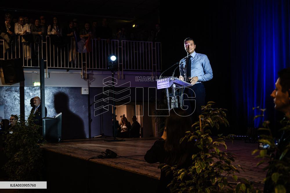 Jordan Bardella At 2025 New Year's Ceremony of Laure Lavalette - La Vallette-du-Var