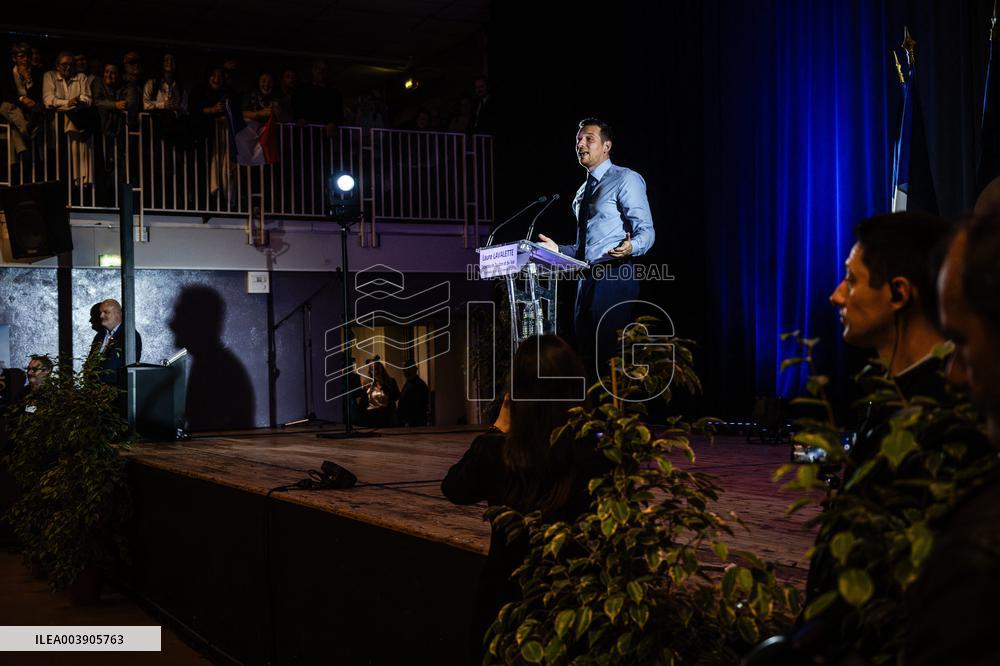 Jordan Bardella At 2025 New Year's Ceremony of Laure Lavalette - La Vallette-du-Var