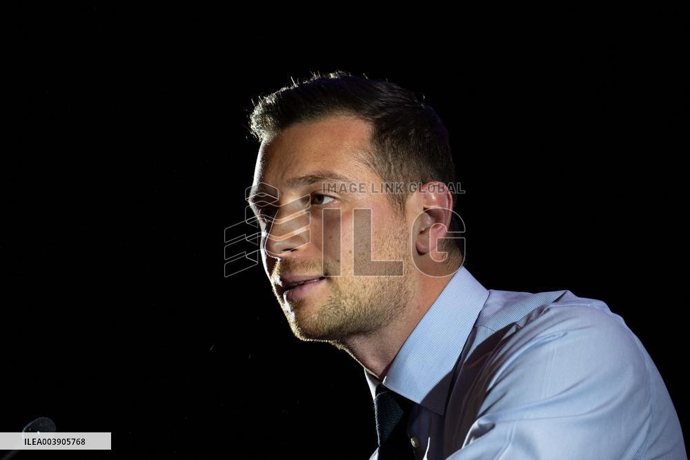 Jordan Bardella At 2025 New Year's Ceremony of Laure Lavalette - La Vallette-du-Var