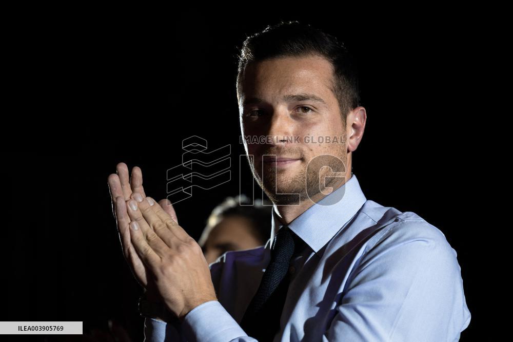 Jordan Bardella At 2025 New Year's Ceremony of Laure Lavalette - La Vallette-du-Var