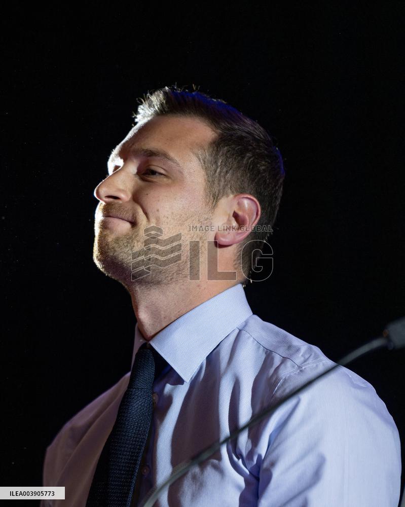 Jordan Bardella At 2025 New Year's Ceremony of Laure Lavalette - La Vallette-du-Var