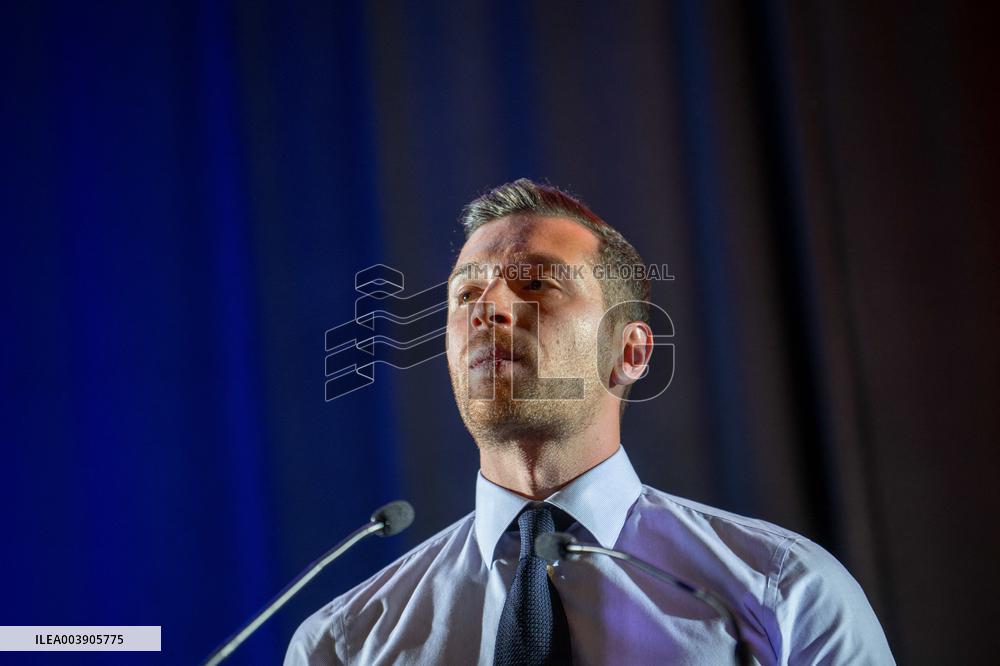 Jordan Bardella At 2025 New Year's Ceremony of Laure Lavalette - La Vallette-du-Var