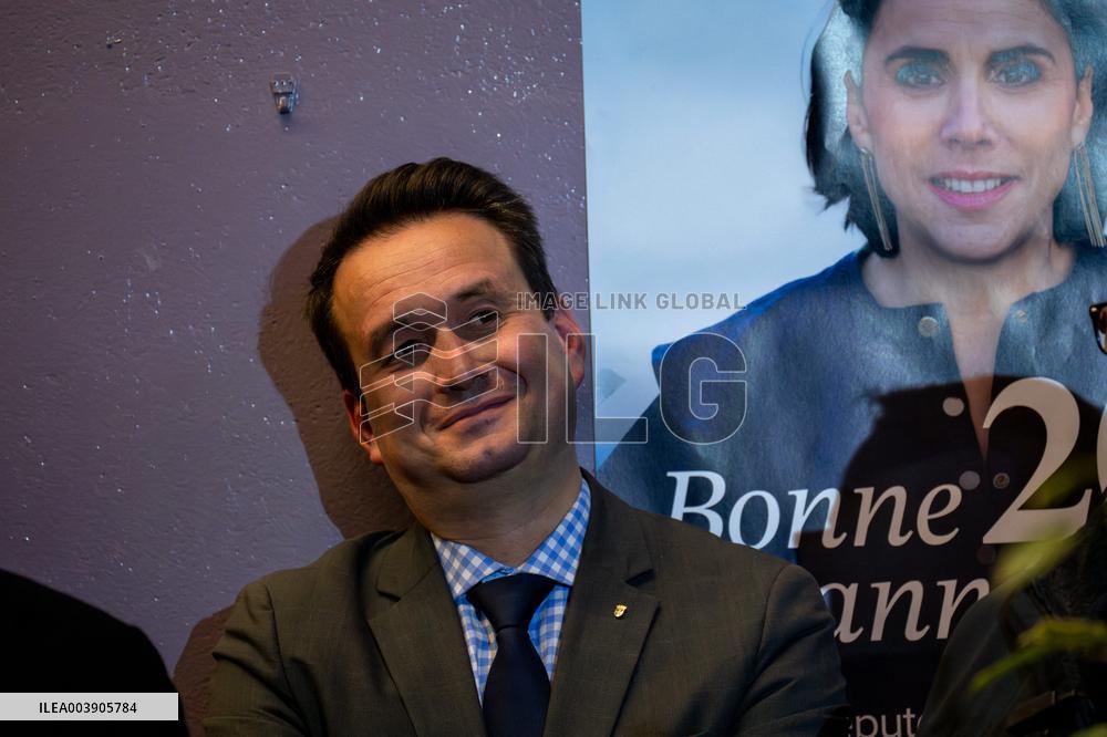 Jordan Bardella At 2025 New Year's Ceremony of Laure Lavalette - La Vallette-du-Var