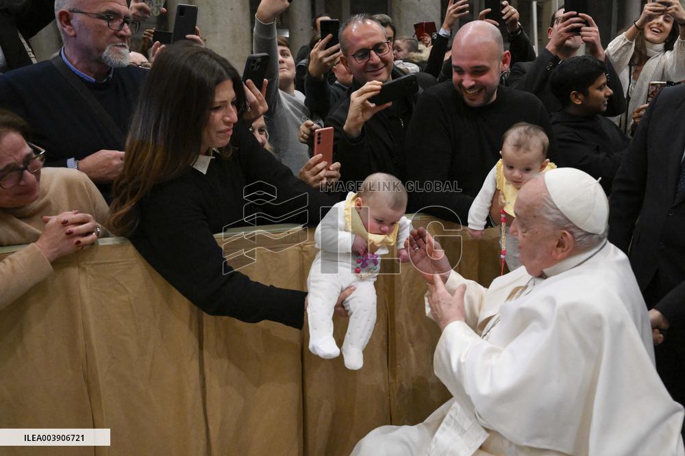 Pope Francis' Second Vespers On The Feast Of The Conversion Of St Paul