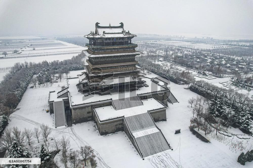 Heavy Snow Hit Yuncheng