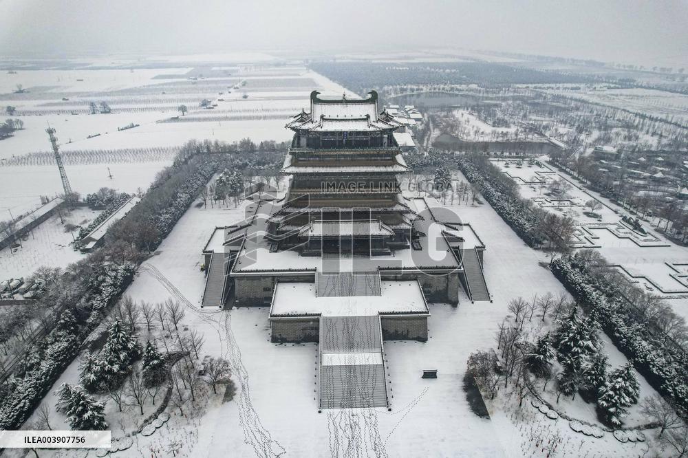Heavy Snow Hit Yuncheng