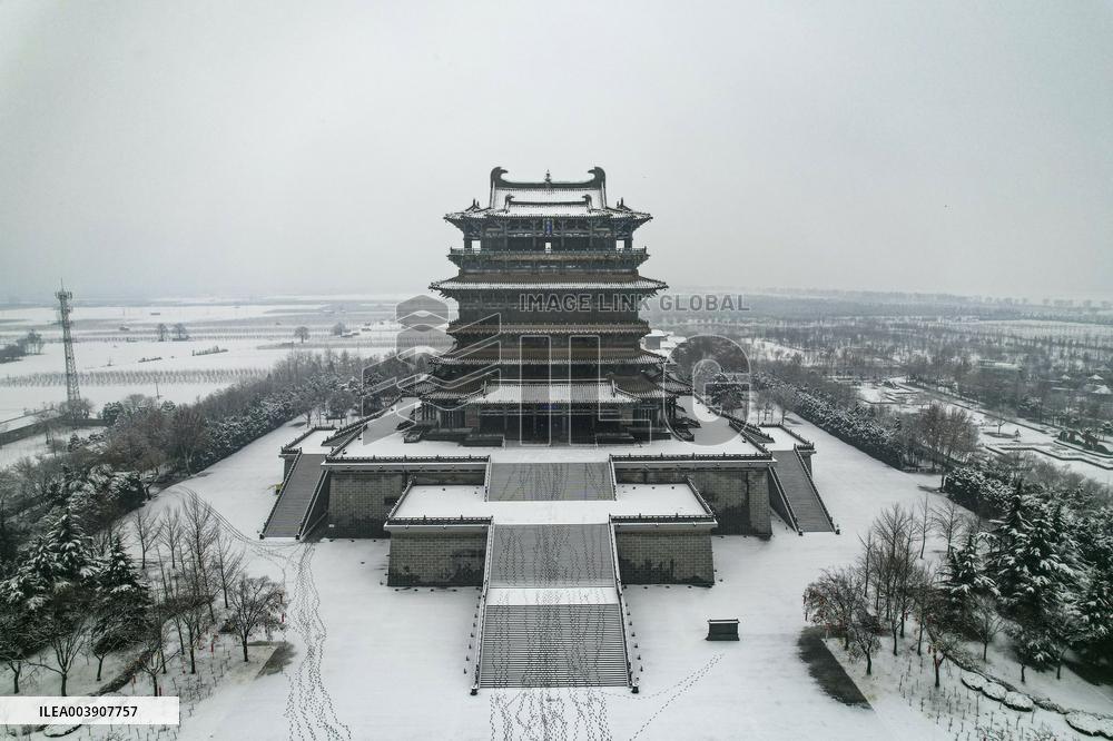 Heavy Snow Hit Yuncheng