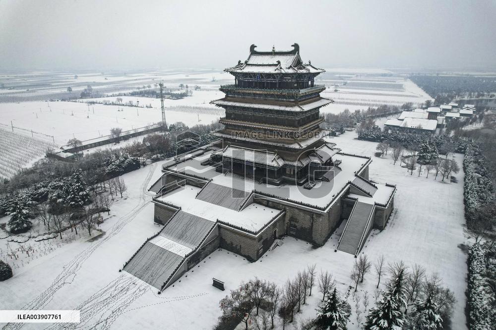 Heavy Snow Hit Yuncheng