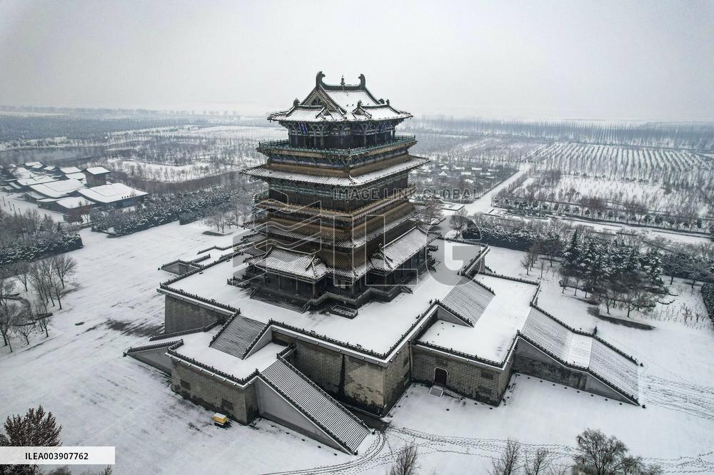Heavy Snow Hit Yuncheng