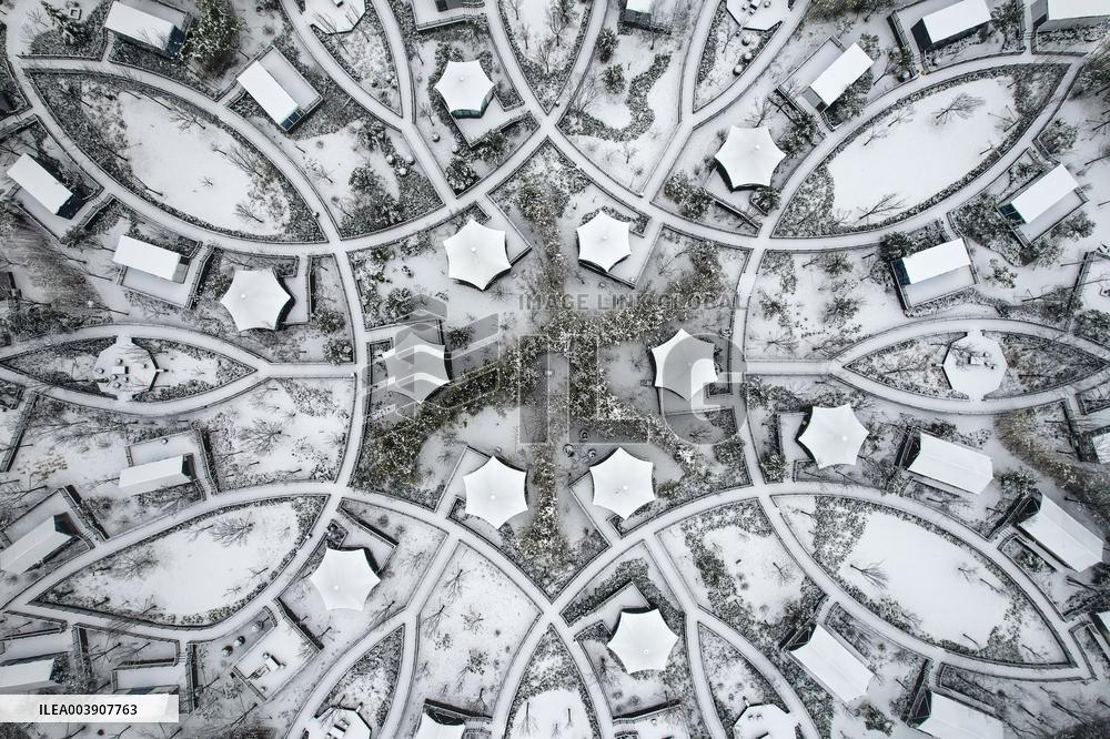 Heavy Snow Hit Yuncheng