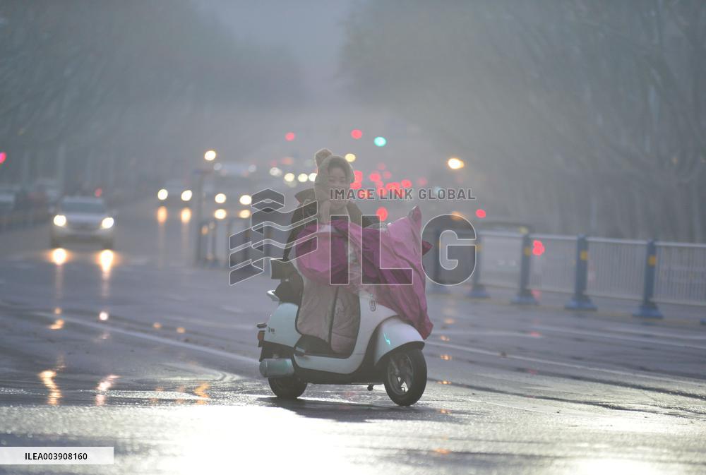 Cold Wave Blue Alert in Part China