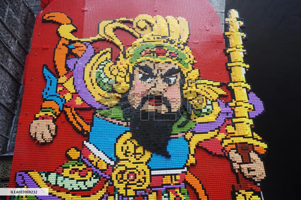 Lego Bricks Door God