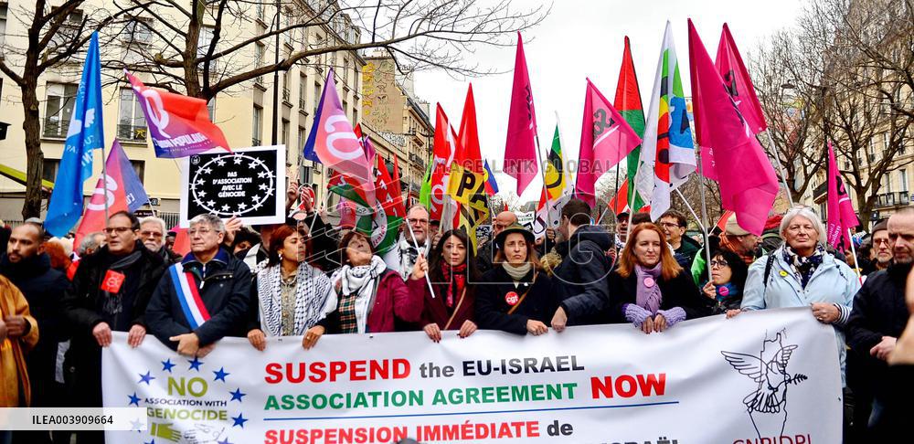 Pro-Palestinian demonstration - Paris