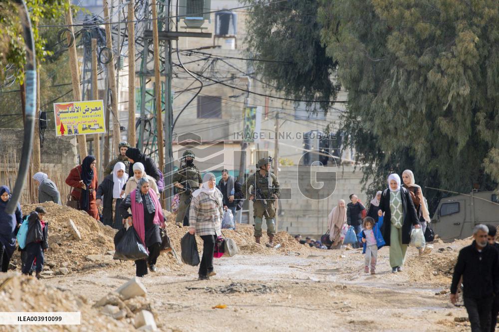Jenin Residents Flee As Israel Destroys Homes In West Bank Operation