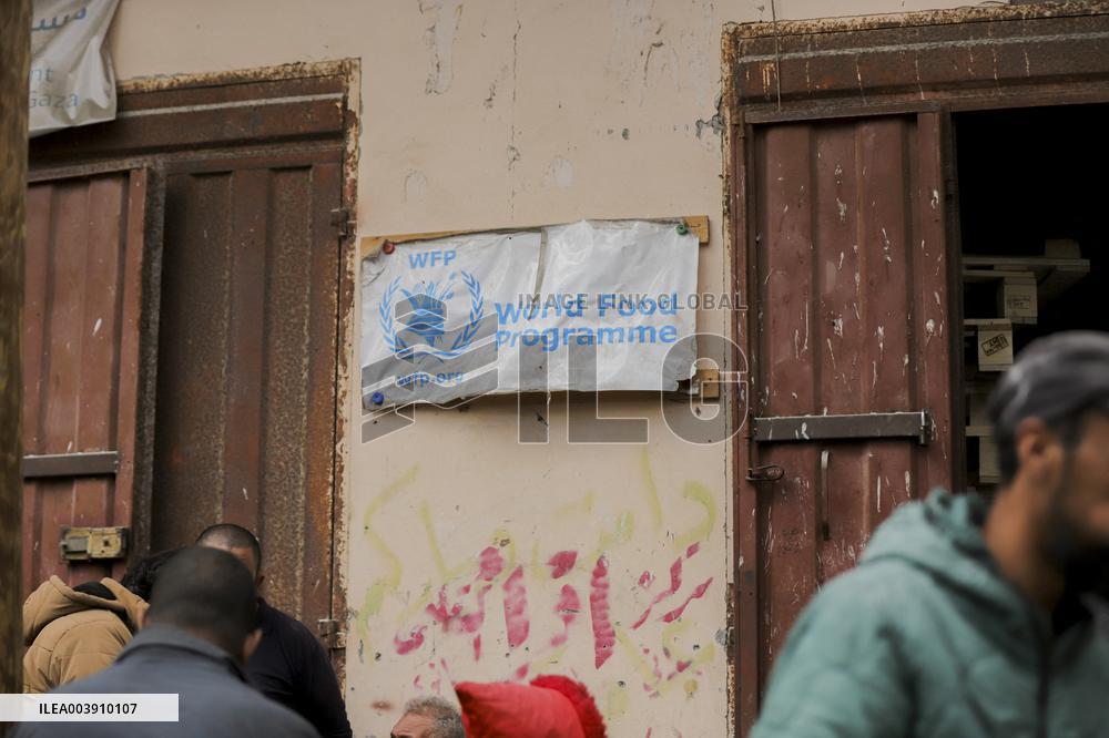 Distribution Of Humanitarian Aid In Gaza