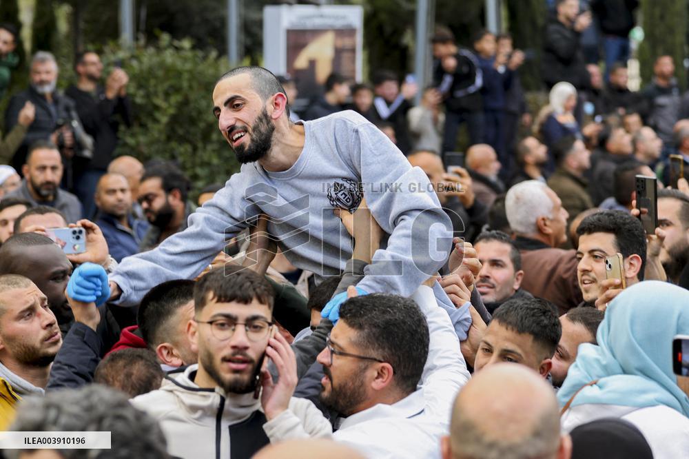 Second Batch Of Palestinian Prisoners Arrive In Ramallah