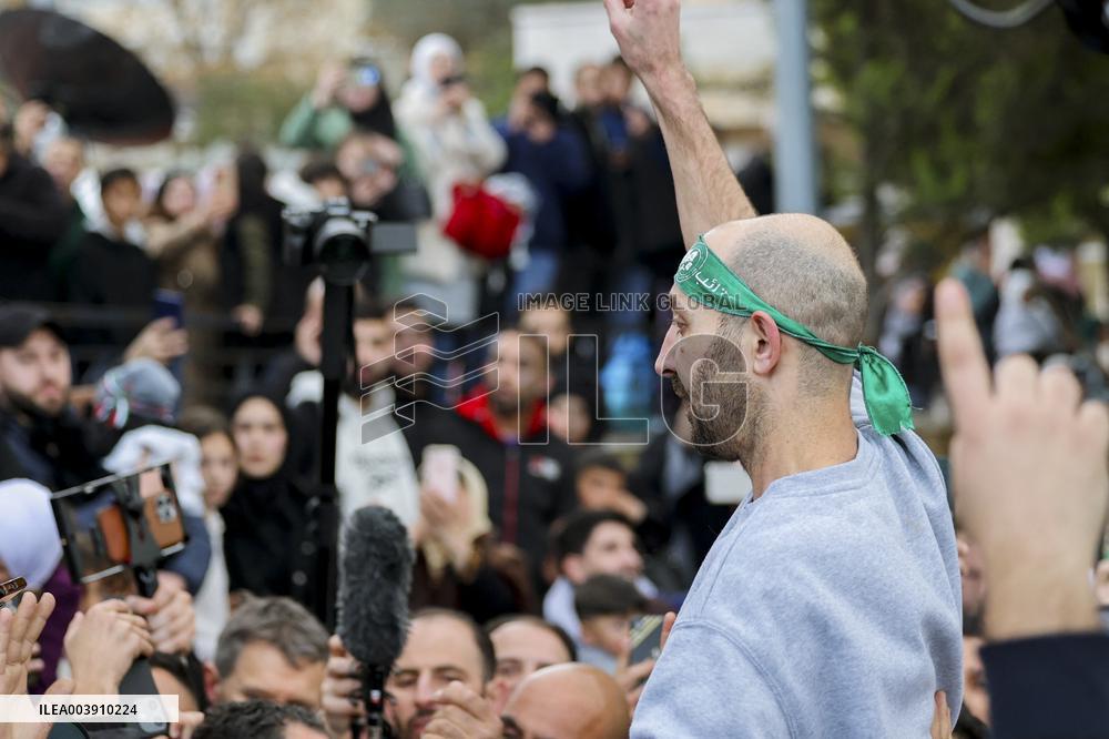 Second Batch Of Palestinian Prisoners Arrive In Ramallah
