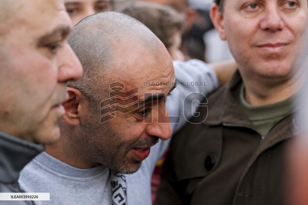 Second Batch Of Palestinian Prisoners Arrive In Ramallah