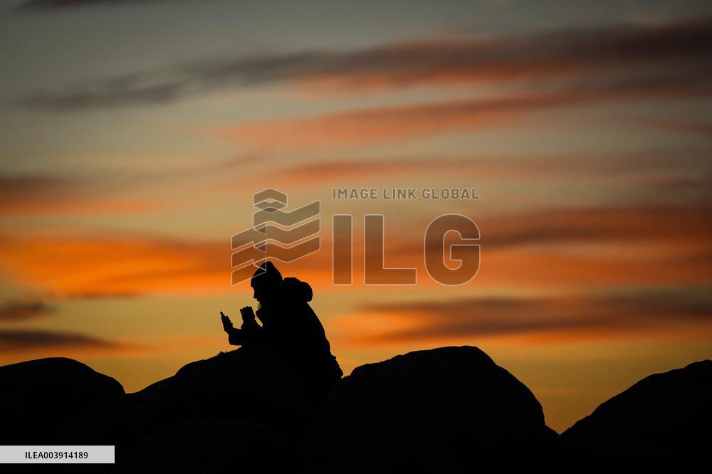 Silhouettes At Sunset - CA