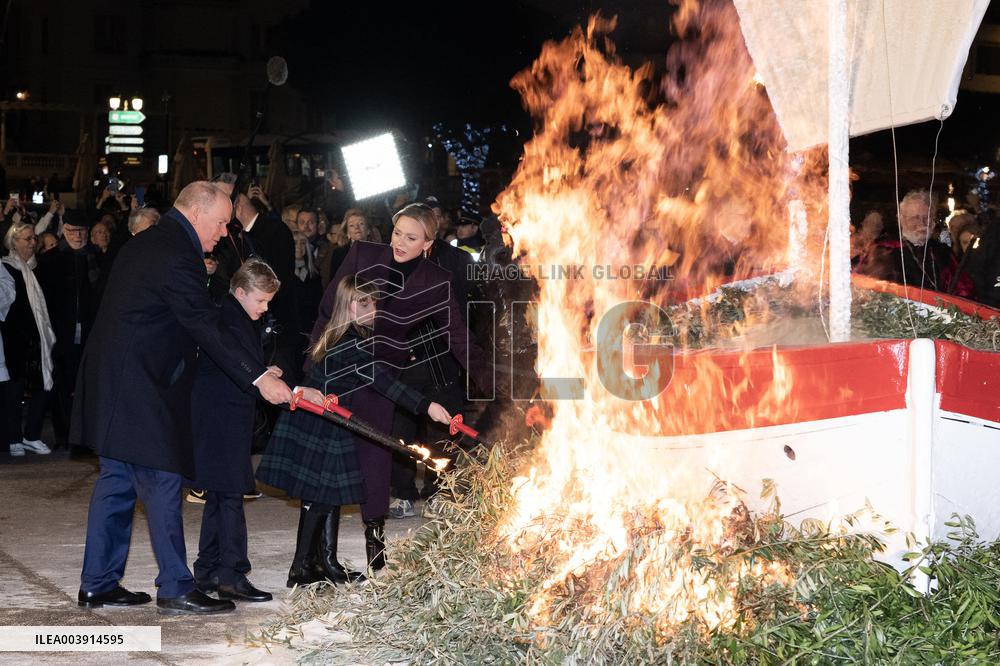 NO TABLOIDS: Ceremony of the Sainte-Devote-Monaco