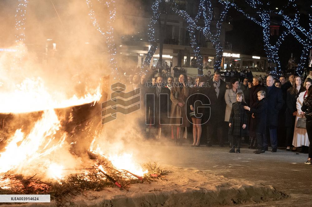 NO TABLOIDS: Ceremony of the Sainte-Devote-Monaco