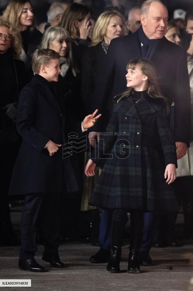 NO TABLOIDS: Ceremony of the Sainte-Devote-Monaco