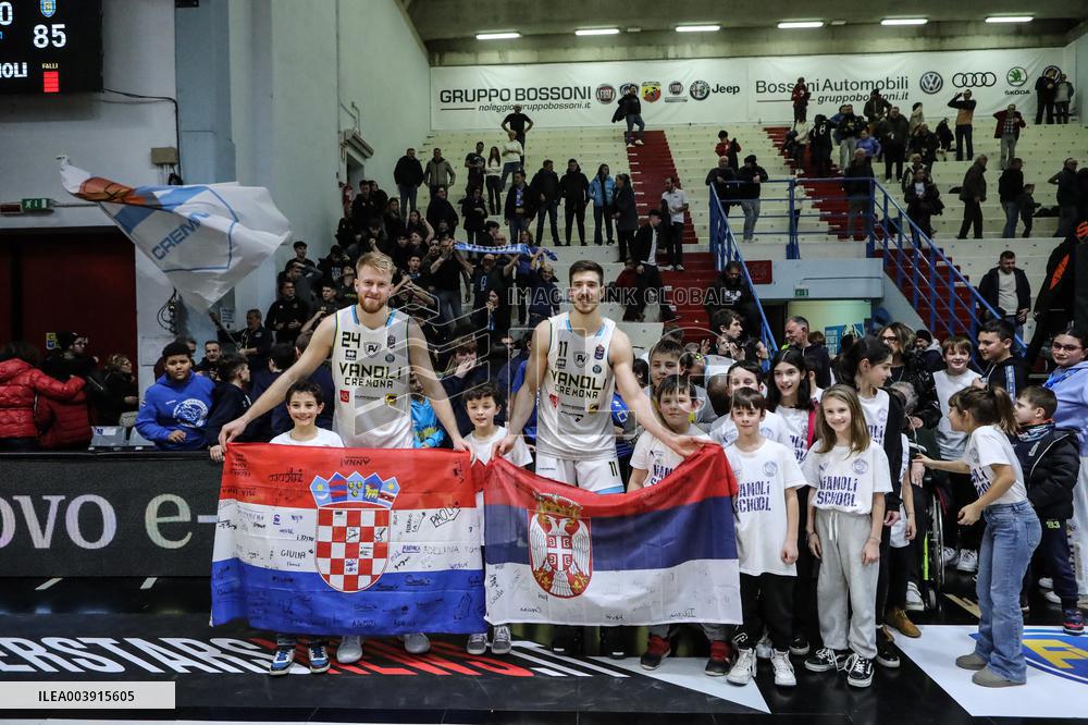 BASKET - Serie A - Vanoli Basket Cremona vs Givova Scafati