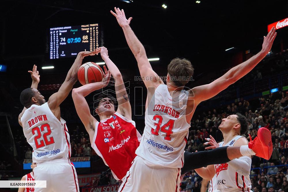 BASKET - Serie A - EA7 Emporio Armani Milano vs Pallacanestro Trieste