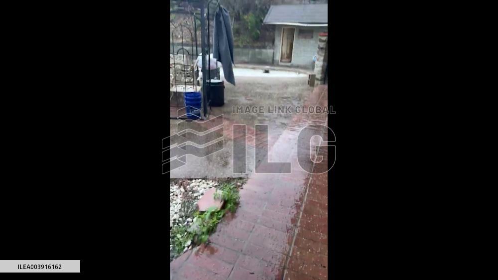 US: Rainfall Arrives In Southern California Accompanied By Winds And Hail