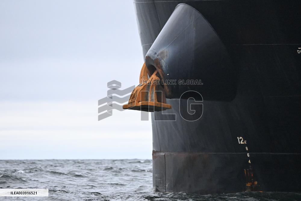 CARGO SHIP VEZHEN STOPPED OUTSIDE KARLSKRONA
