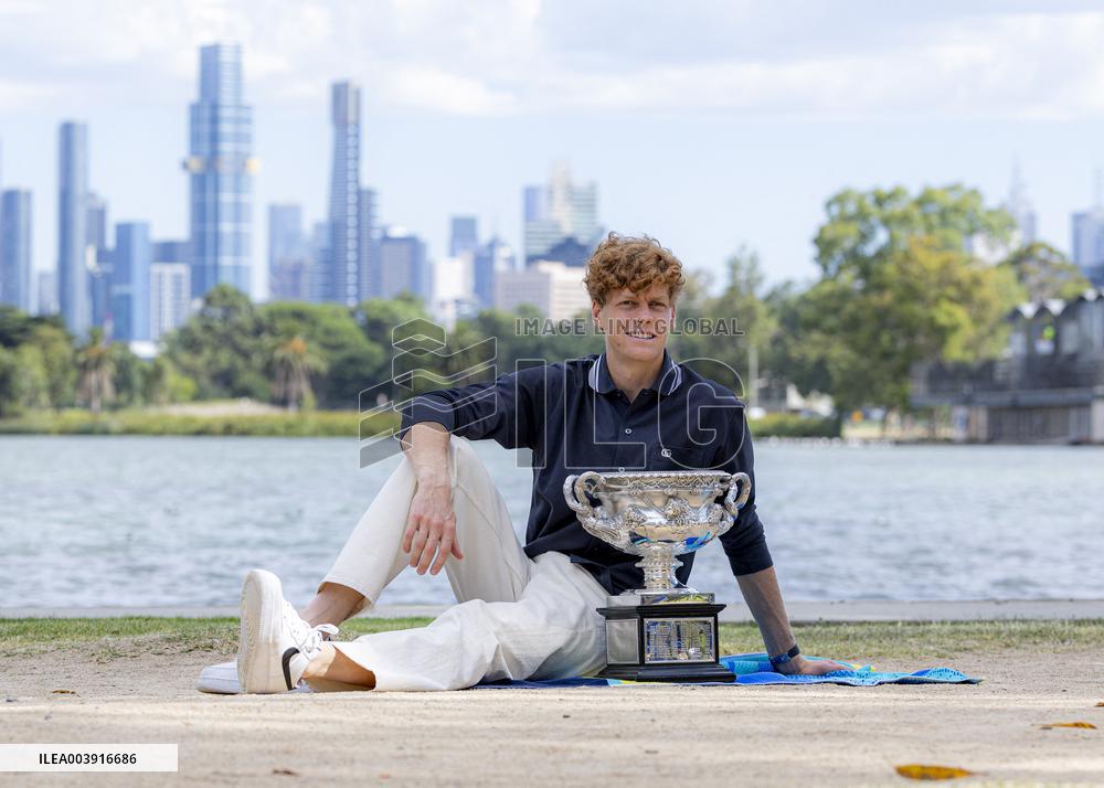 Australian Open - Portrait of Jannik Sinner - Melbourne