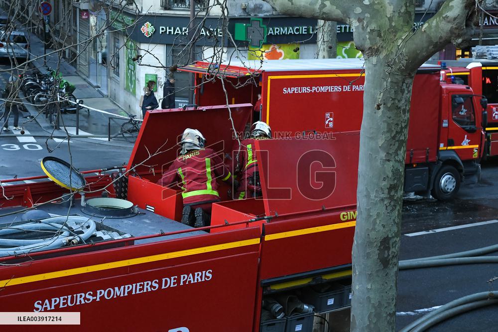 Fire at Paris 12th Arrondissement Town Hall