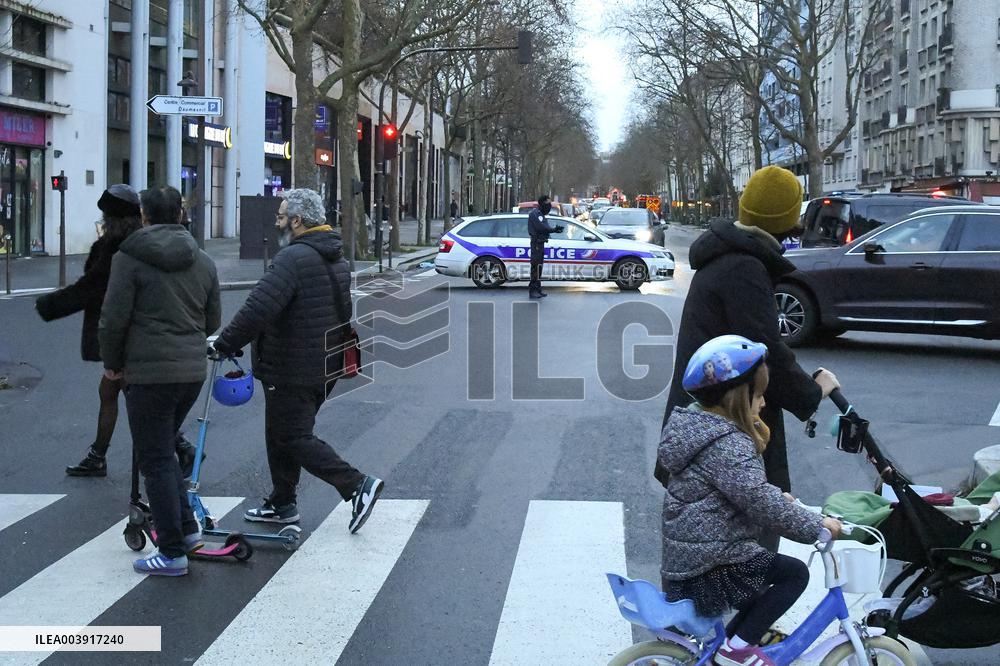 Fire at Paris 12th Arrondissement Town Hall