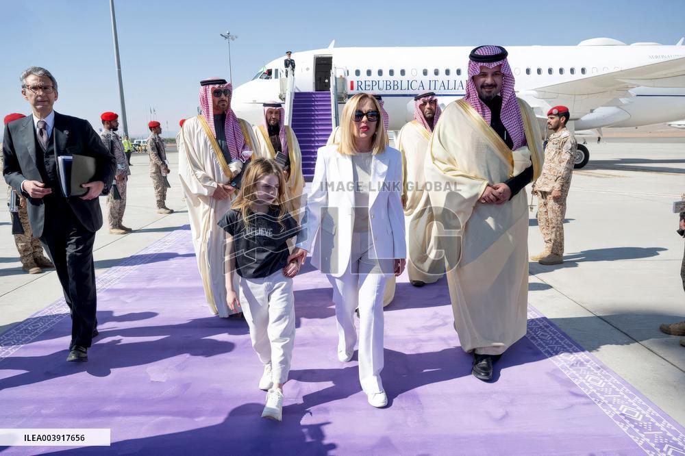 Italian PM Georgia Meloni Visits Saudi Arabia