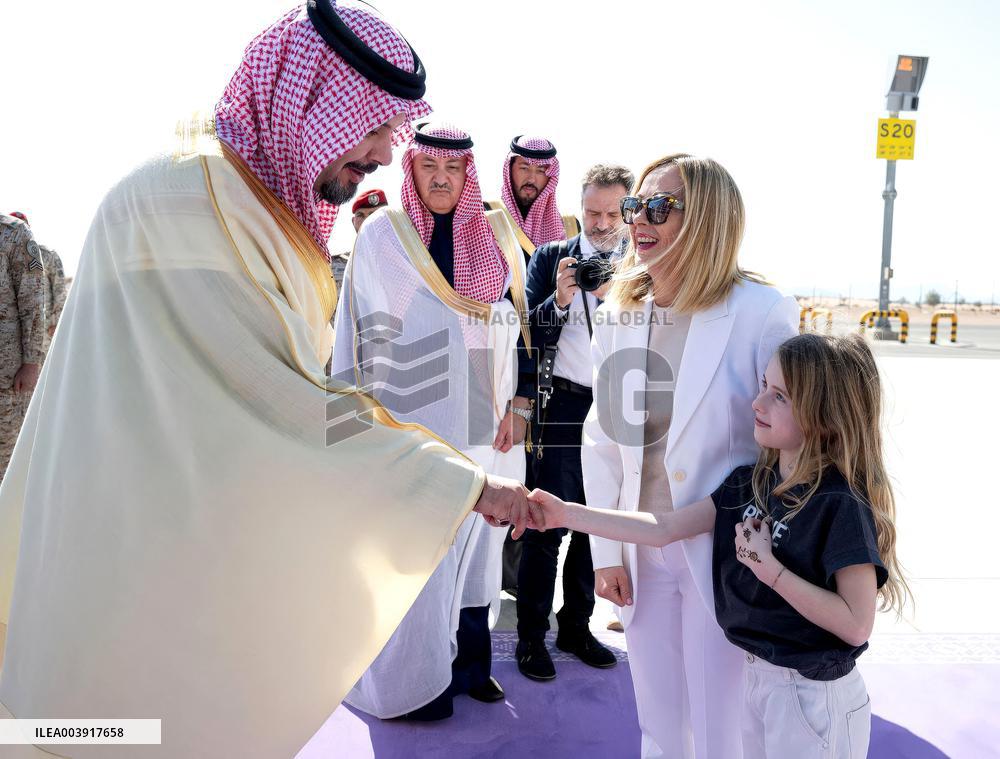 Italian PM Georgia Meloni Visits Saudi Arabia
