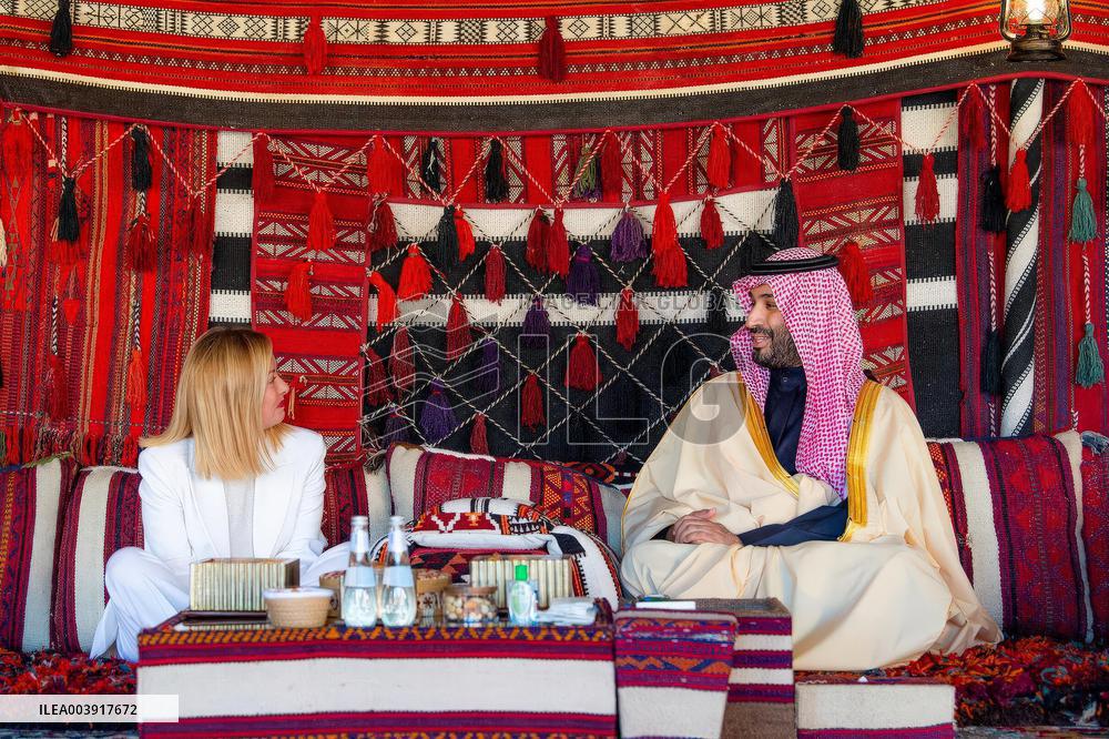Italian PM Georgia Meloni Visits Saudi Arabia