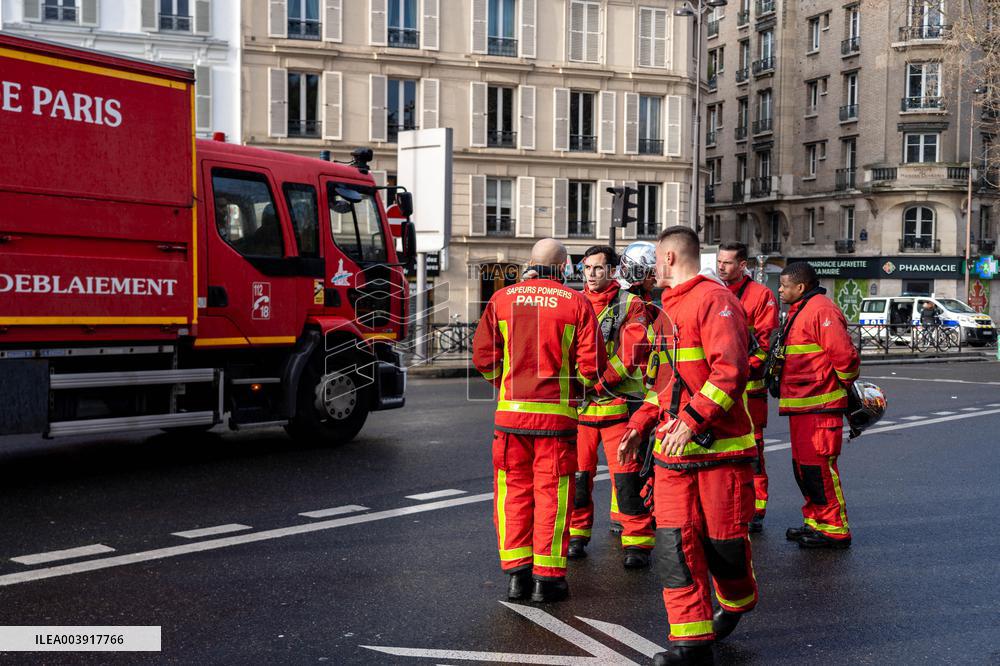 City Town Hall of the 12th arrondissement caught fire - Paris AJ