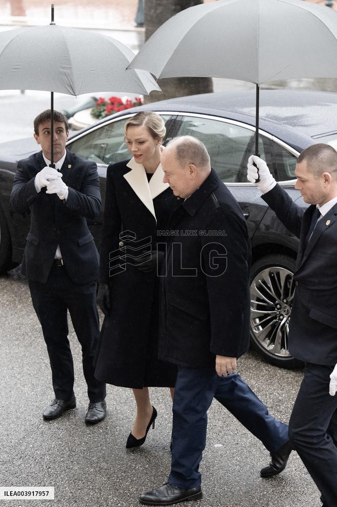 NO TABLOIDS: Ceremony of the Sainte-Devote - Monaco.