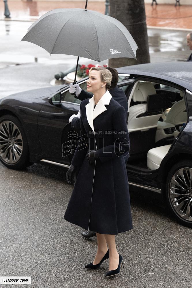 NO TABLOIDS: Ceremony of the Sainte-Devote - Monaco.