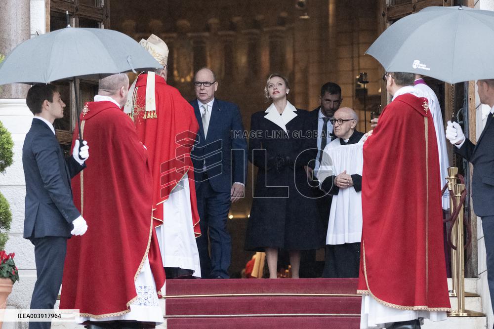 NO TABLOIDS: Ceremony of the Sainte-Devote - Monaco.