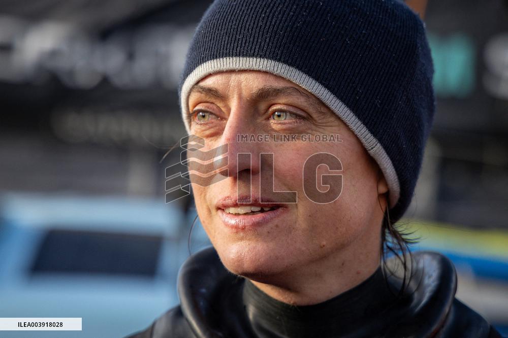 Vendee Globe - The arrival of Justine Mettraux - Les Sables d'Olonnes