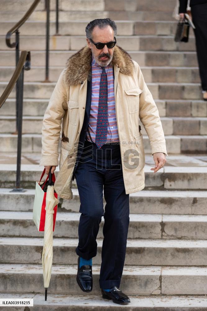 PFW - Schiaparelli Haute Couture - Arrivals NB