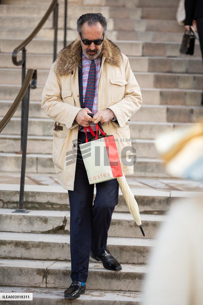 PFW - Schiaparelli Haute Couture - Arrivals NB
