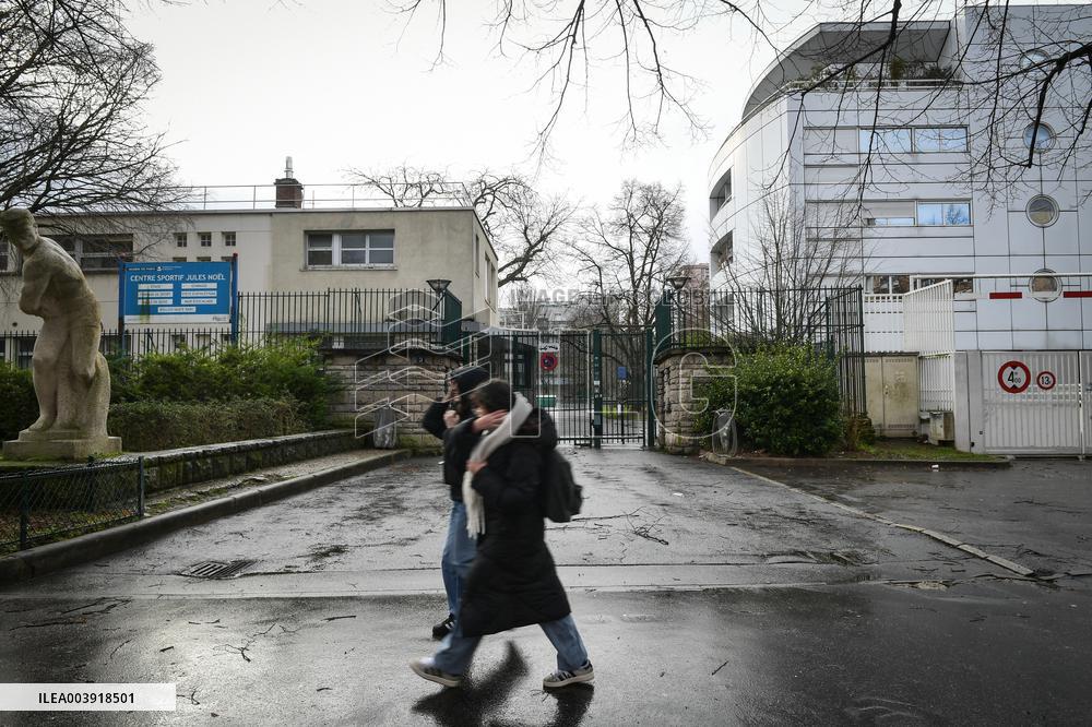 Crime scene of Elias murder in Paris FA