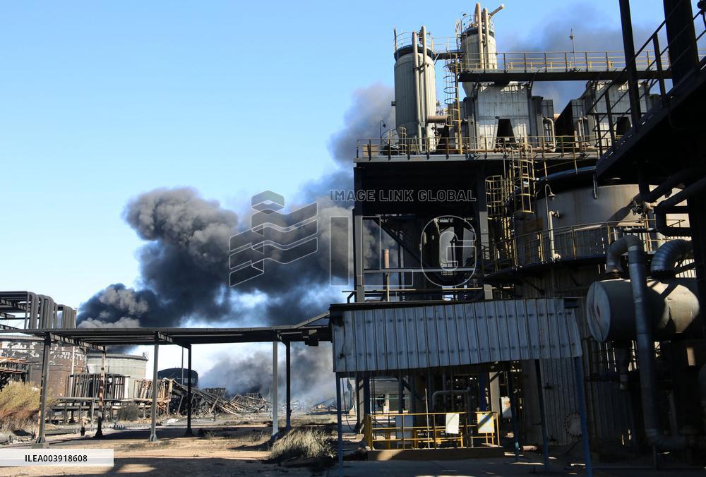 Refinery Fire In Khartoum - Sudan