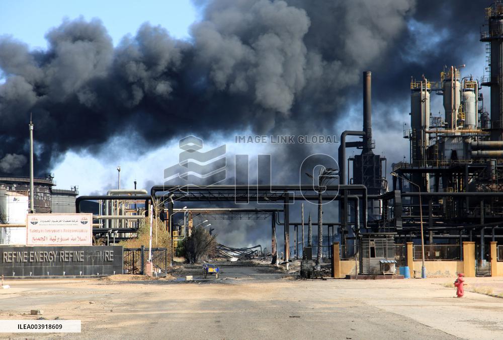 Refinery Fire In Khartoum - Sudan