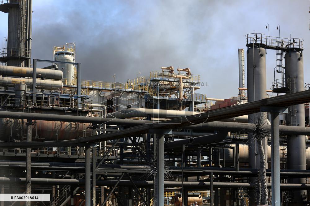 Refinery Fire In Khartoum - Sudan