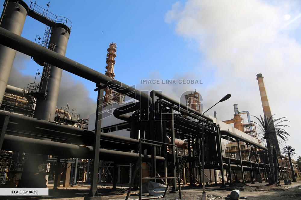 Refinery Fire In Khartoum - Sudan