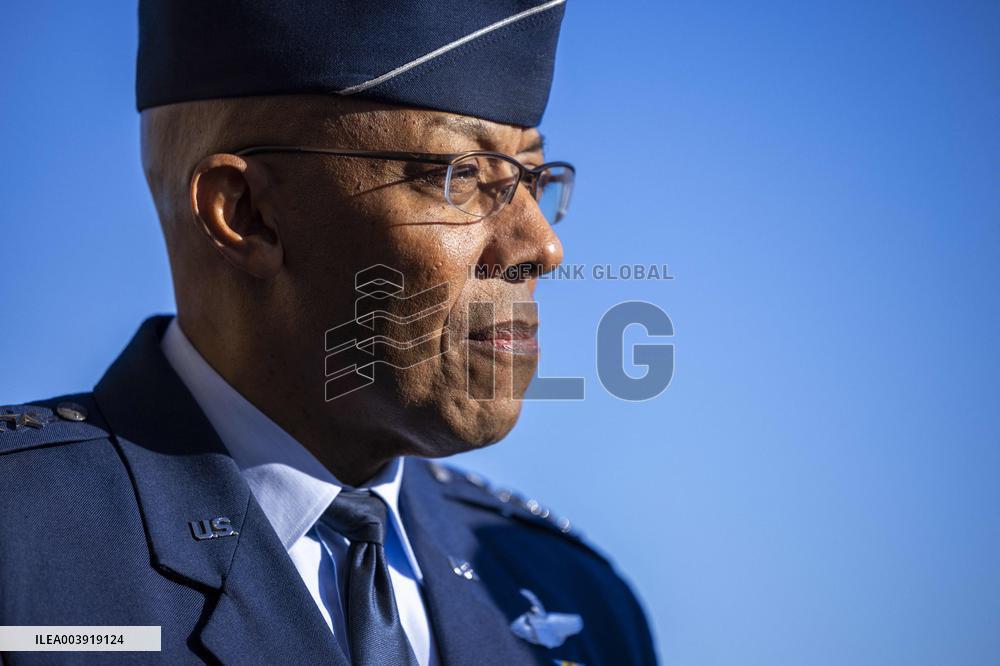 US Secretary of Defense Pete Hegseth arrives for his first official day at the Pentagon