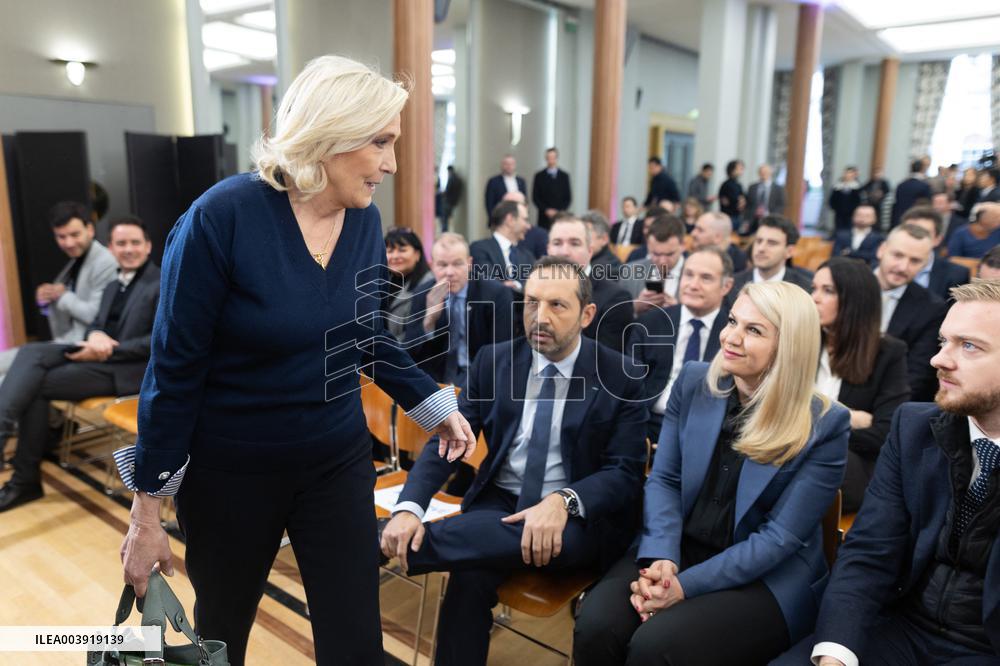 Rassemblement National New Year Greetings - Paris